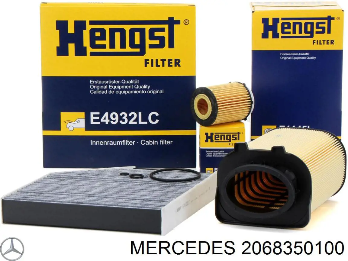 Фильтр воздушный отопителя Mercedes 2068350100 цена, от 35.96 USD
