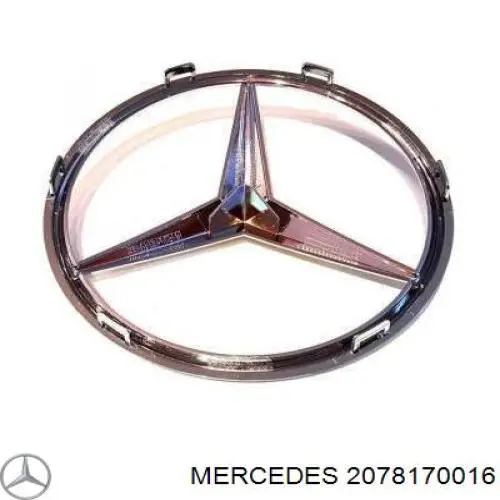 Эмблема на решетку радиатора на Mercedes GLK-Class (X204)