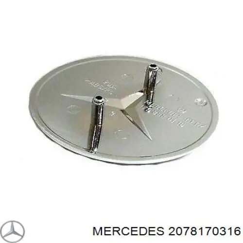 2078170316 Mercedes эмблема капота
