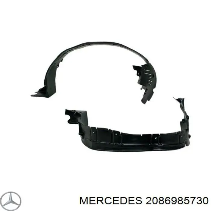 Подкрылок крыла переднего левый передний Mercedes A2086985730 цена, от 5.38 USD