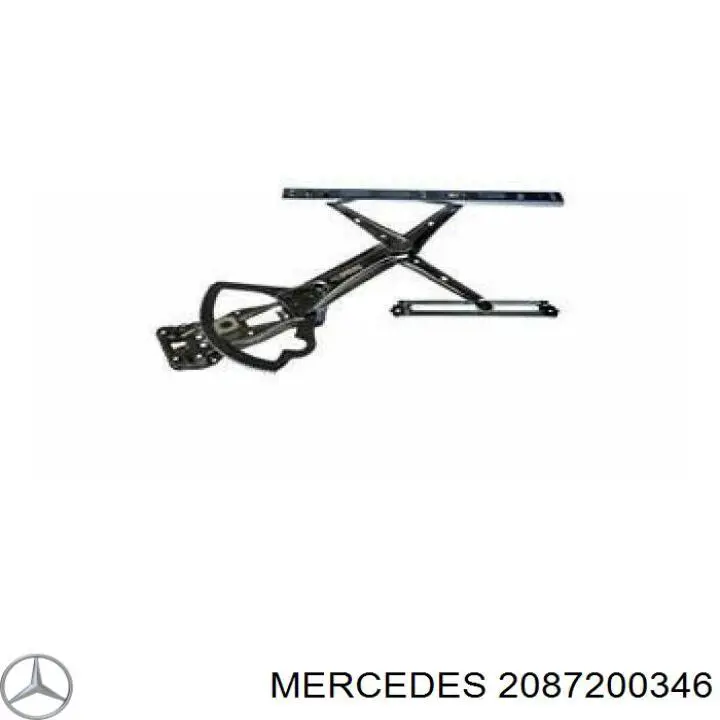 Подъемник механический ветрового стекла на Mercedes CLK-Class (C208)