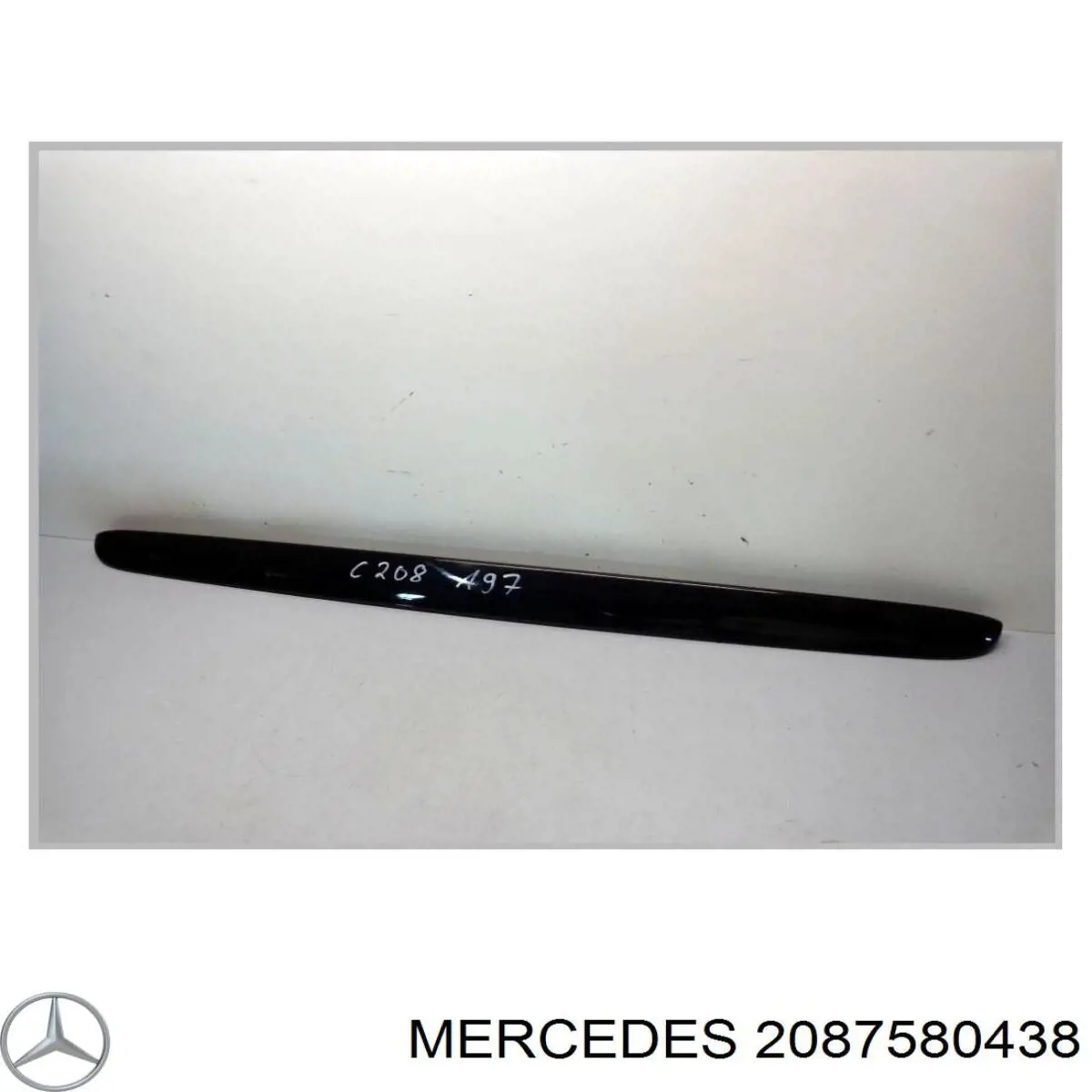 Накладка на крышку багажника Mercedes A2087580438 цена, от 19.00 USD