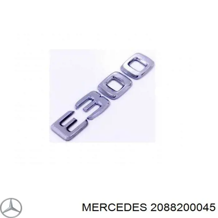 Резинка щетки стеклоочистителя водительская 2088200045 Mercedes