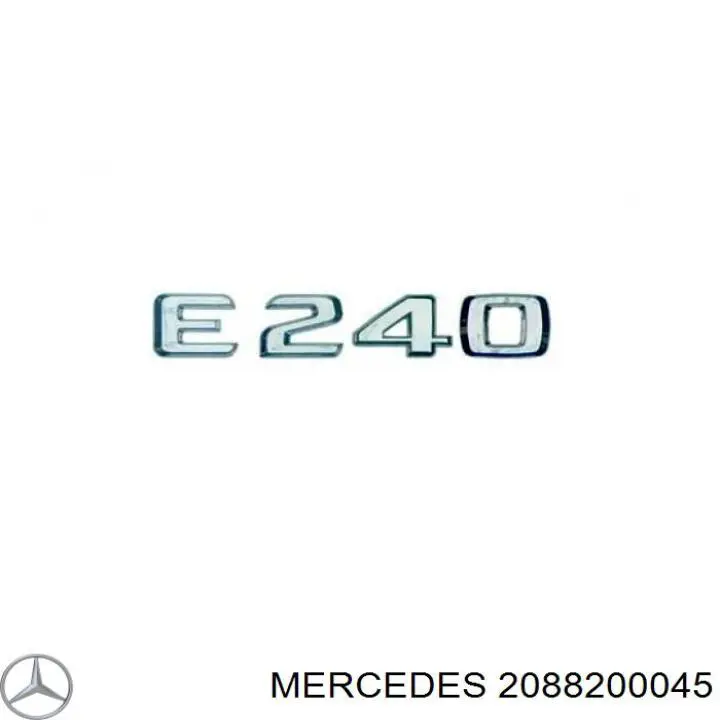2088200045 Mercedes Резинка щетки стеклоочистителя водительская
