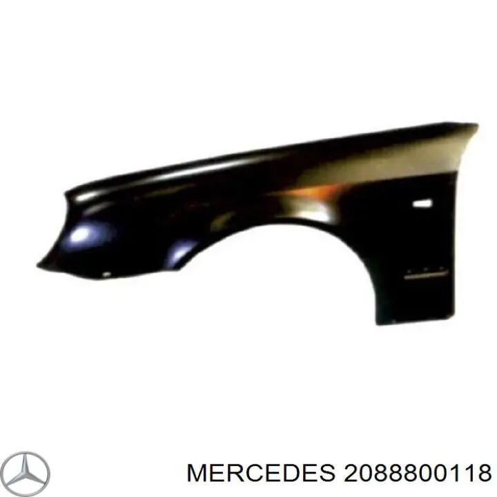 2088800118 Mercedes pára-lama dianteiro esquerdo