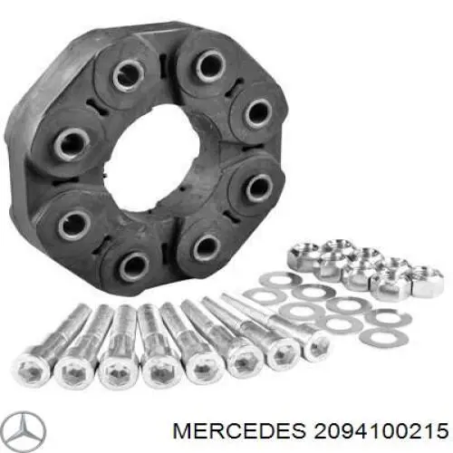 2094100215 Mercedes муфта кардана эластичная передняя/задняя