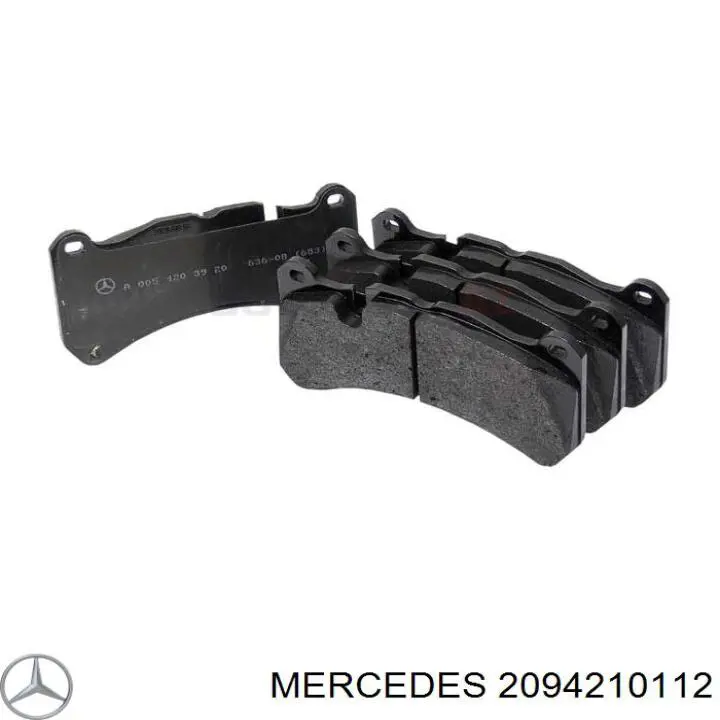 2094210112 Mercedes диск тормозной передний