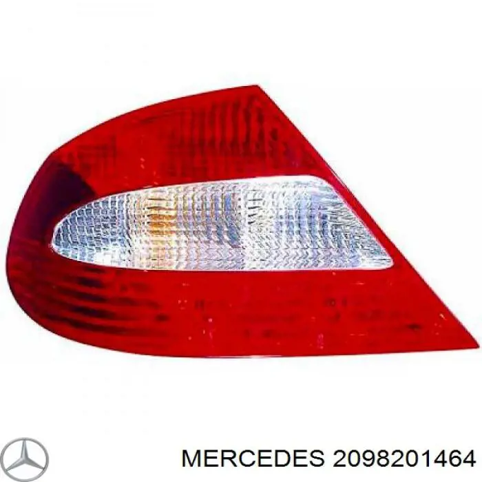 Фонарь задний правый 2098201464 Mercedes
