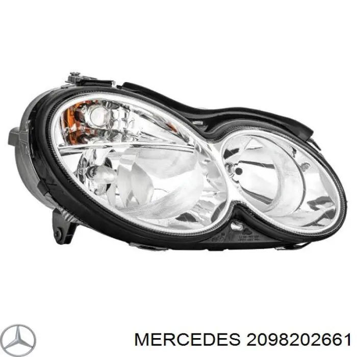 2098202661 Mercedes luz direita