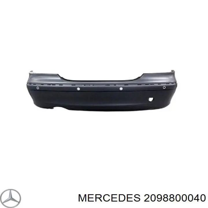 2098800040 Mercedes бампер задний