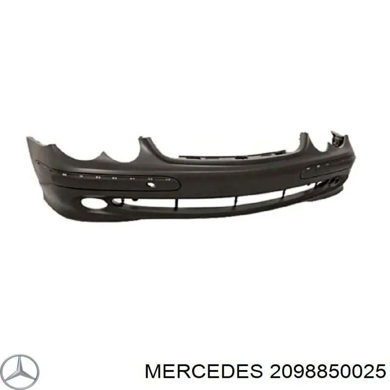 2098850025 Mercedes pára-choque dianteiro