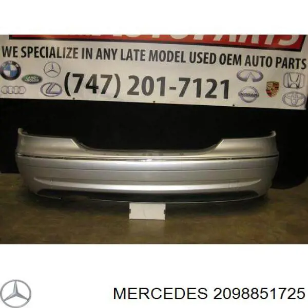 2098851725 Mercedes бампер задний