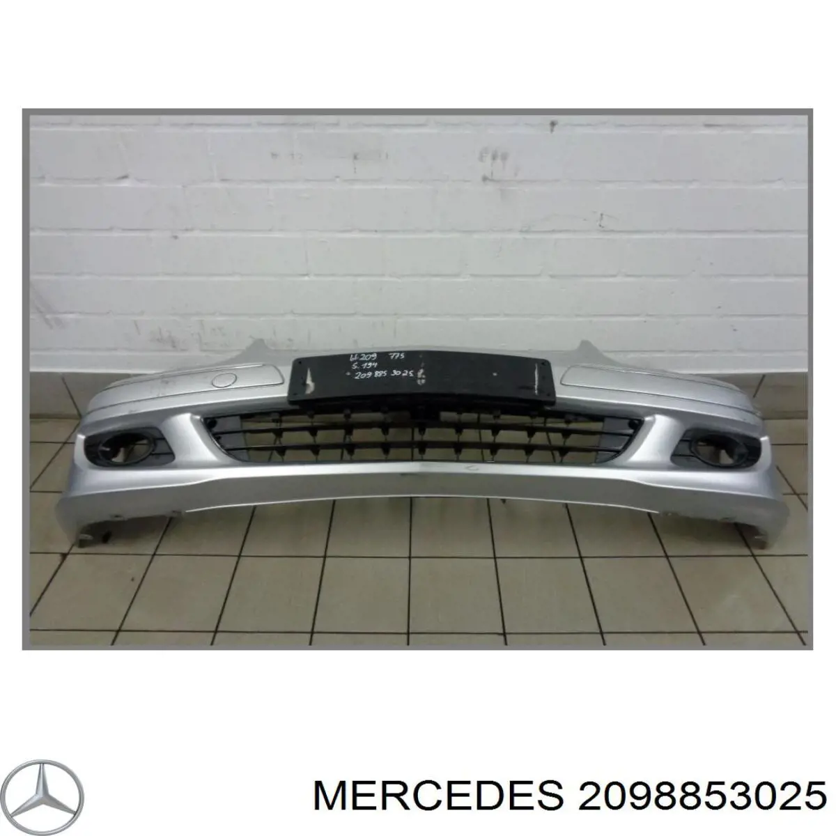 2098853025 Mercedes pára-choque dianteiro