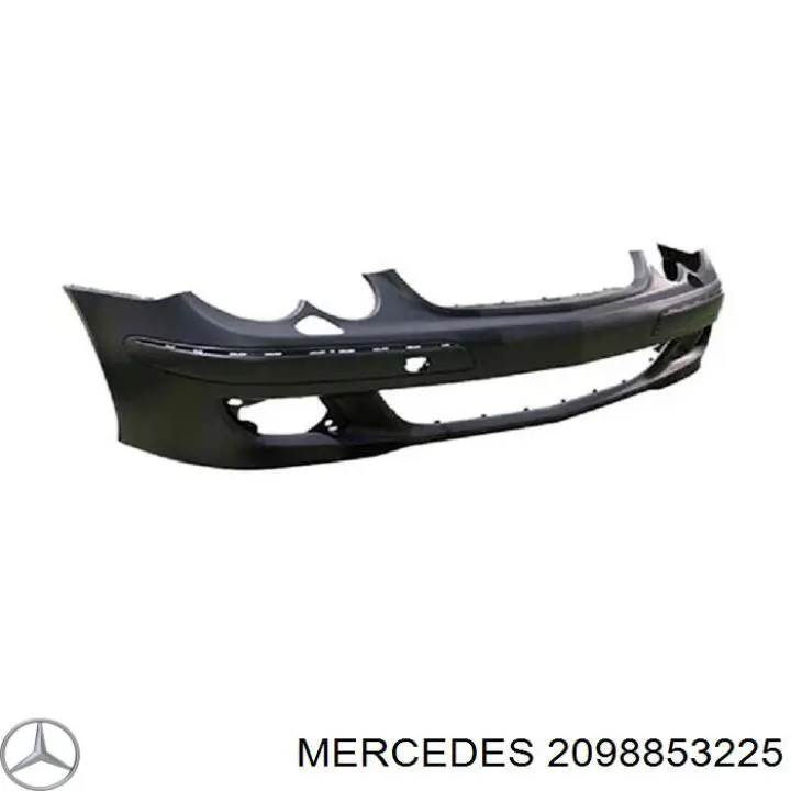 2098853225 Mercedes pára-choque dianteiro