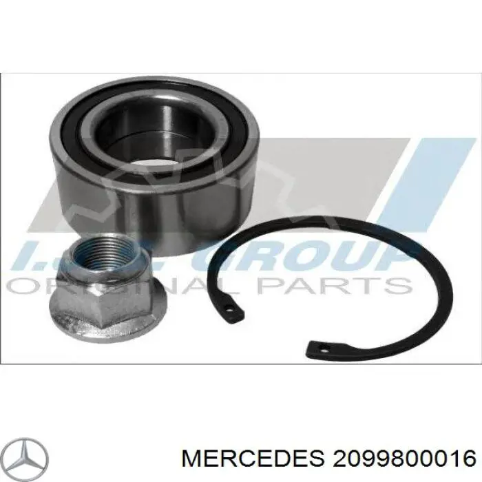 Задний подшипник Mercedes 2099800016