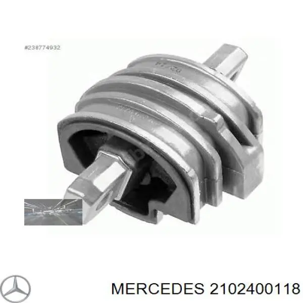 2102400118 Mercedes подушка трансмиссии (опора коробки передач)