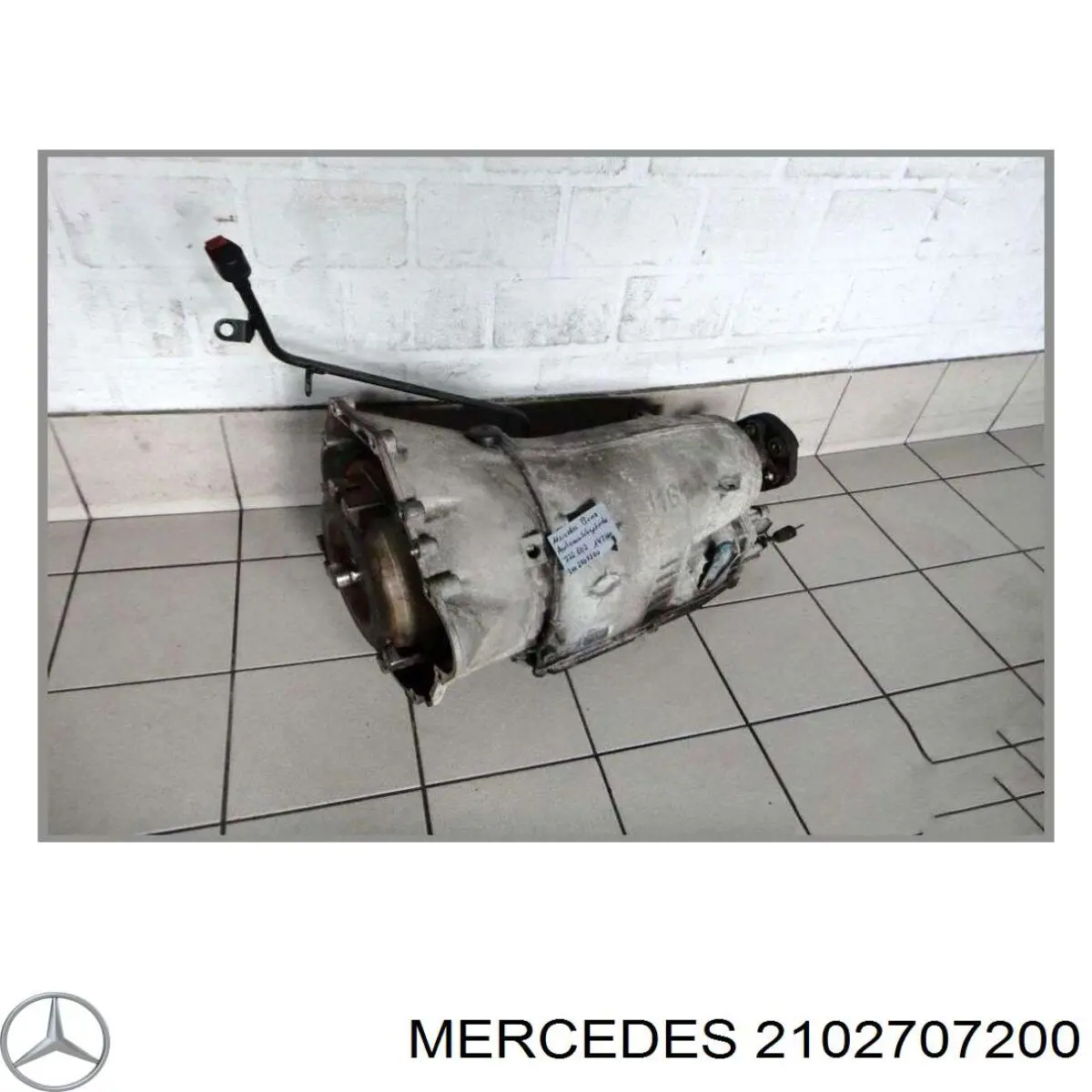 2102707200 Mercedes caixa automática de mudança montada