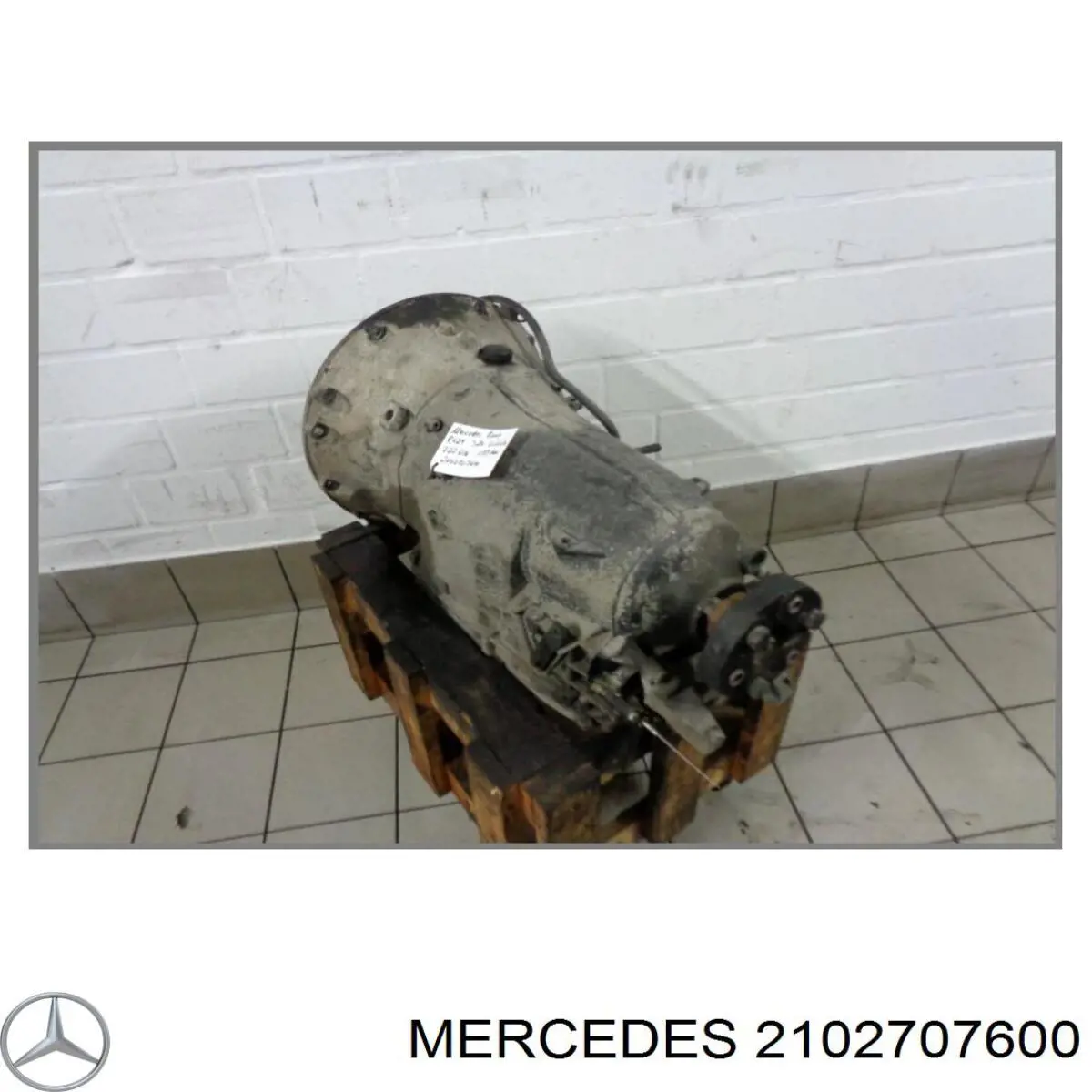 210270760087 Mercedes caixa automática de mudança montada