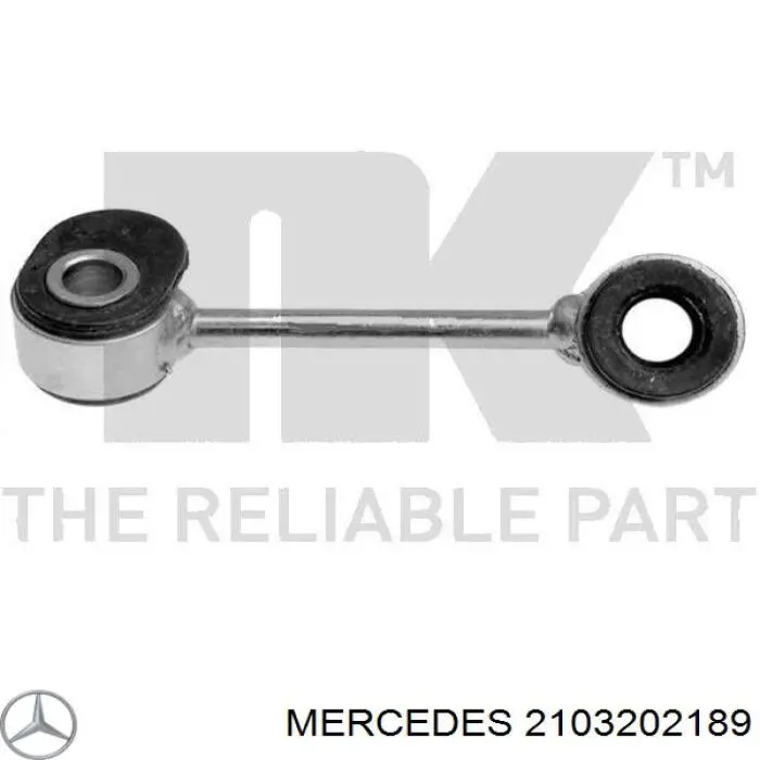 2103202189 Mercedes стойка стабилизатора переднего левая