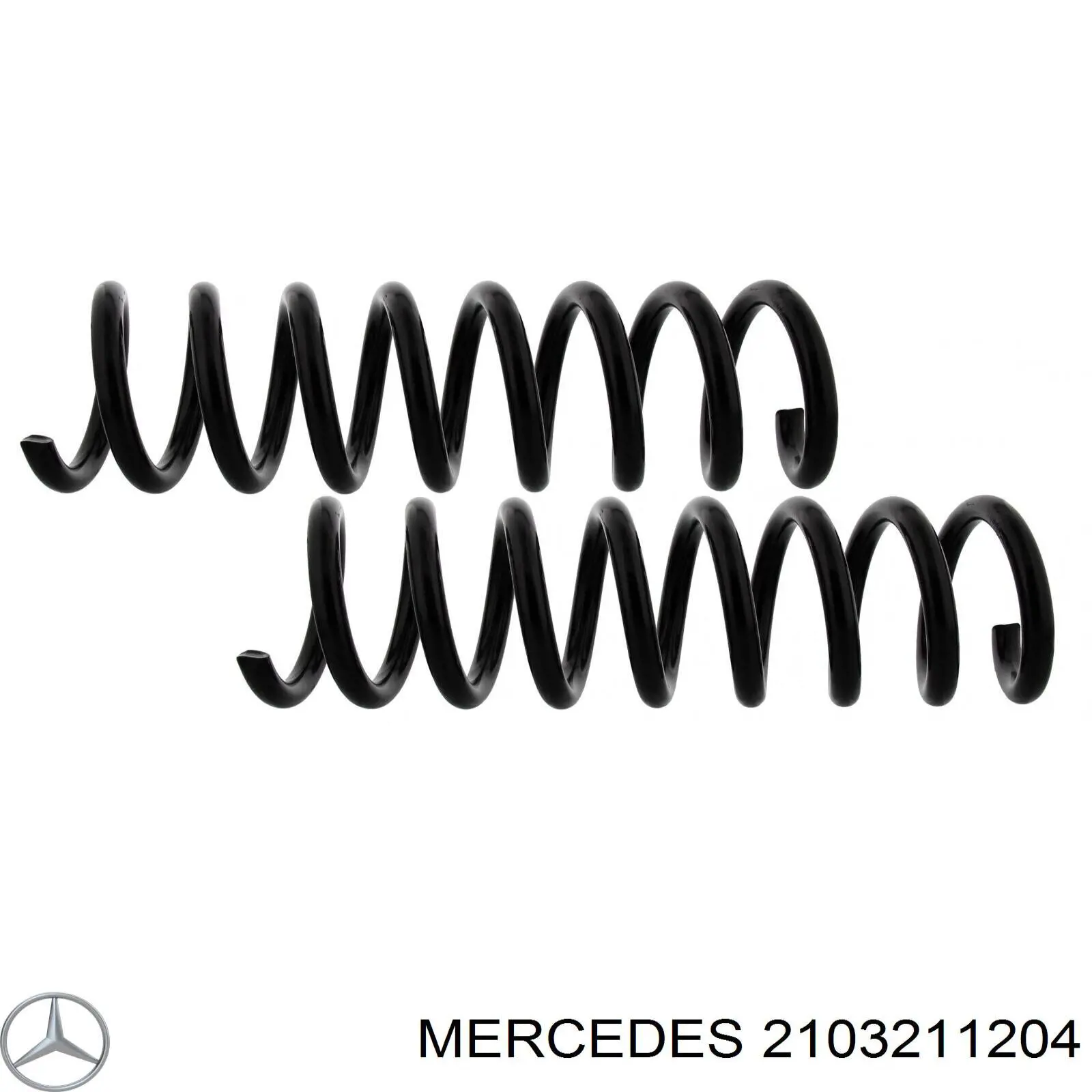 2103211204 Mercedes пружина передняя