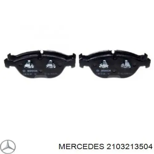 2103213504 Mercedes пружина передняя