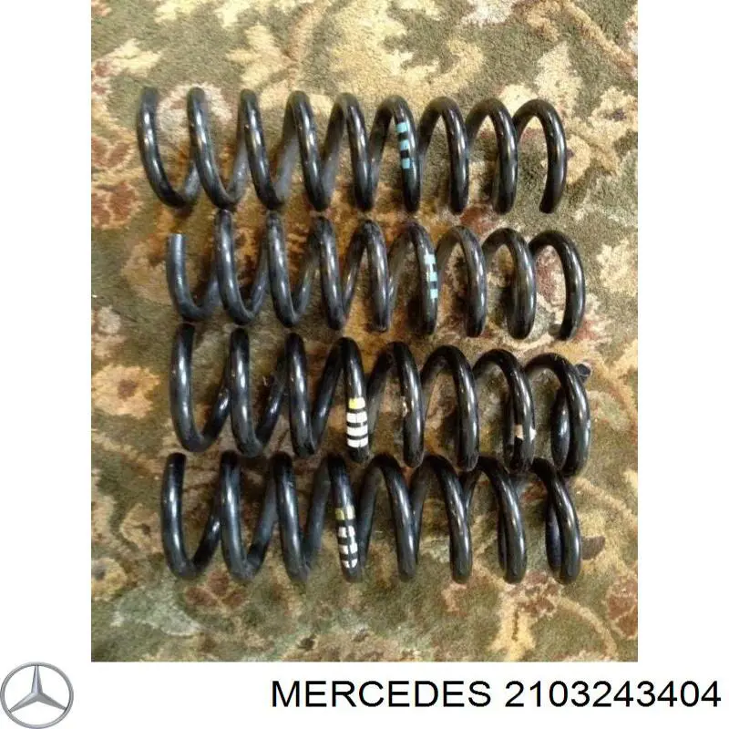 2103243404 Mercedes пружина задняя