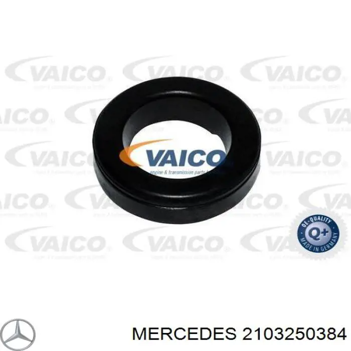 2103250384 Mercedes проставка (резиновое кольцо пружины задней верхняя)