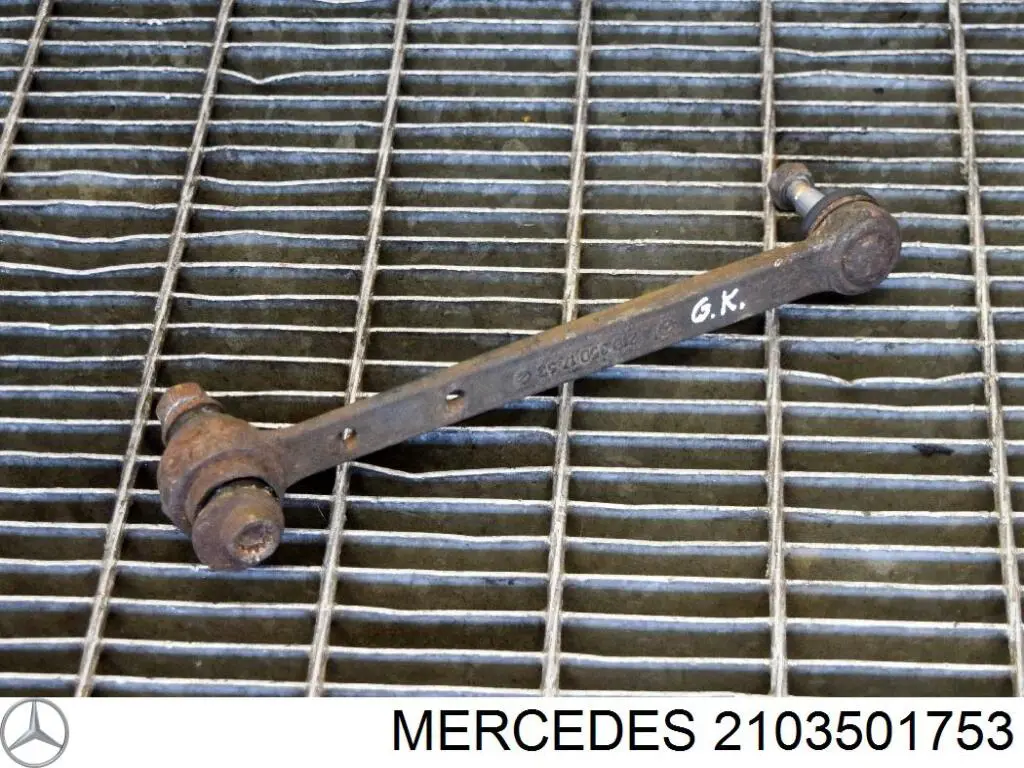 2103501753 Mercedes barra transversal de suspensão traseira