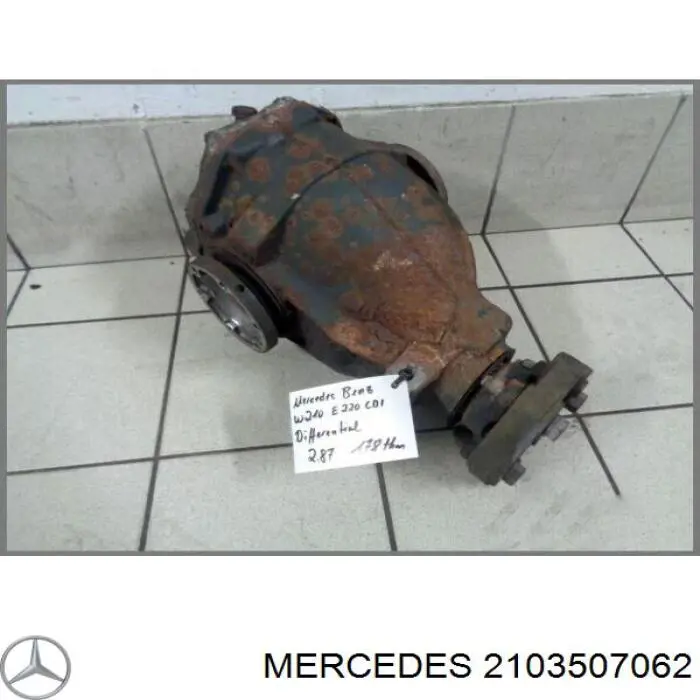 Купить 2103507062 Mercedes Задний редуктор