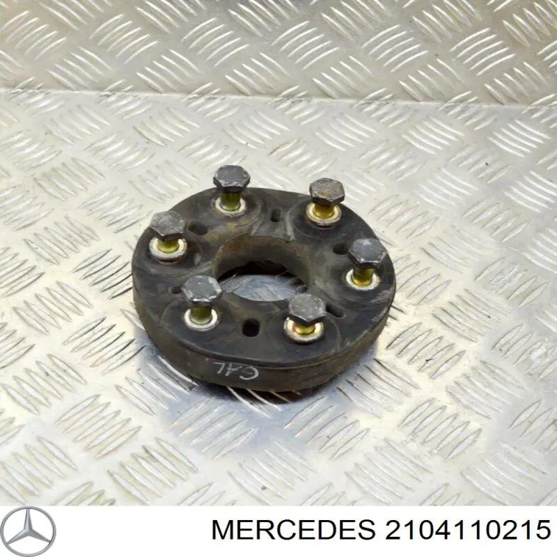 2104110215 Mercedes Муфта кардана эластичная, перед./зад.