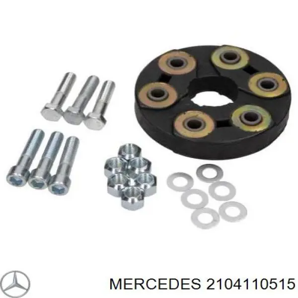 Articulación, árbol longitudinal, delantera/trasera 2104110515 Mercedes