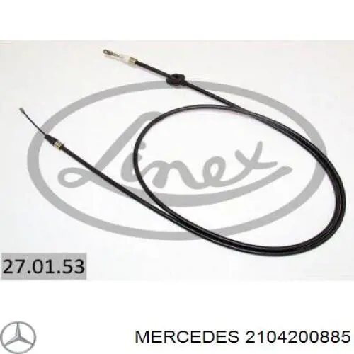 Купить 2104200885 Mercedes Передний трос ручника