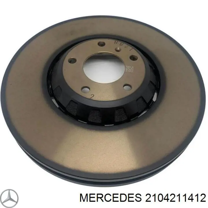 2104211412 Mercedes диск тормозной передний