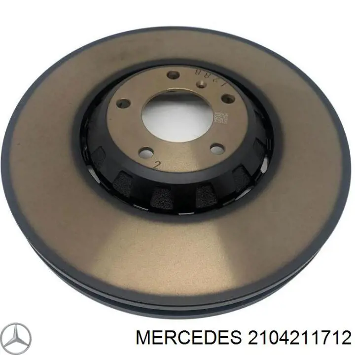 2104211712 Mercedes диск тормозной передний