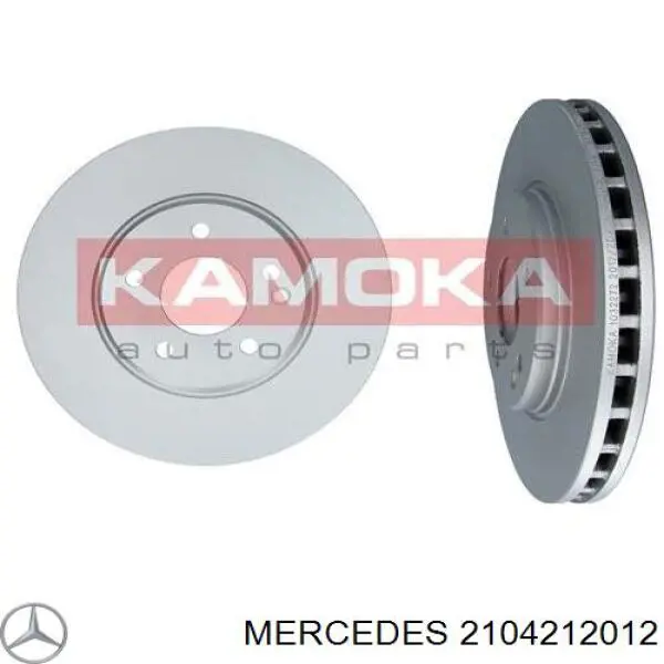 2104212012 Mercedes диск тормозной передний
