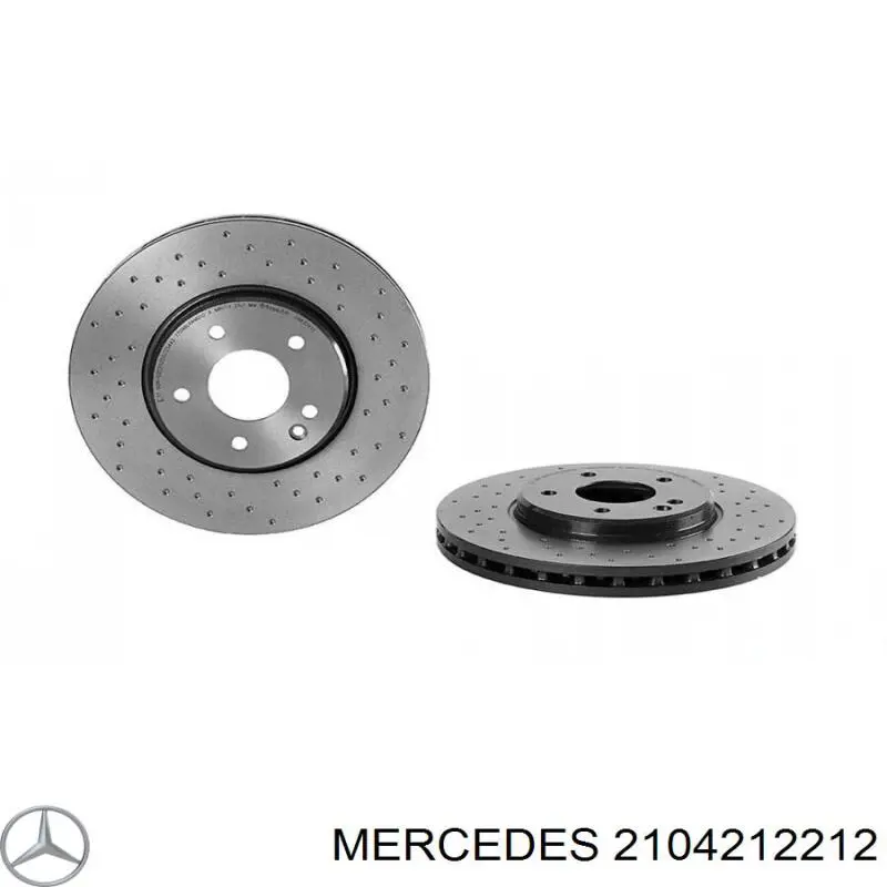 Передние тормозные диски 2104212212 Mercedes