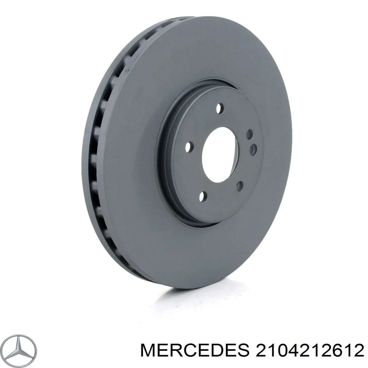 2104212612 Mercedes диск тормозной передний