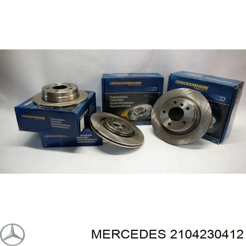2104230412 Mercedes диск тормозной задний