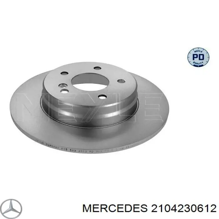 Купить 2104230612 Mercedes Диск тормозной задний