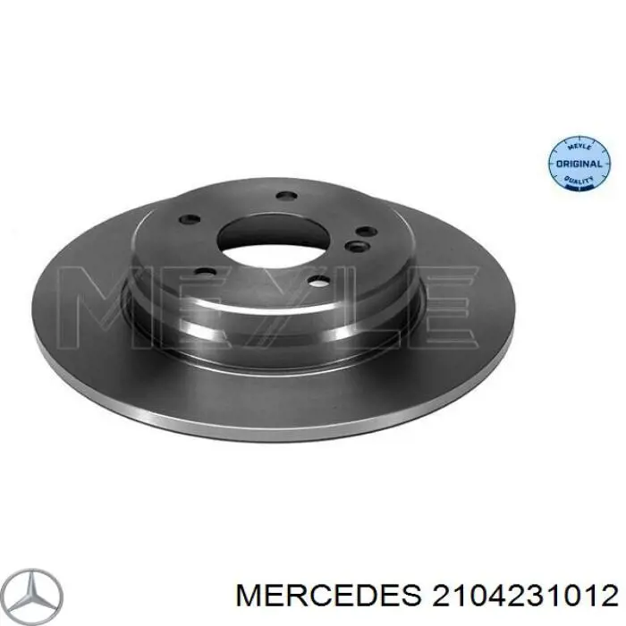 Тормозные диски 2104231012 Mercedes