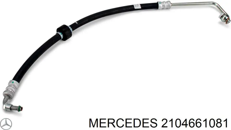 2104661081 Mercedes шланг гур высокого давления от насоса до рейки (механизма)