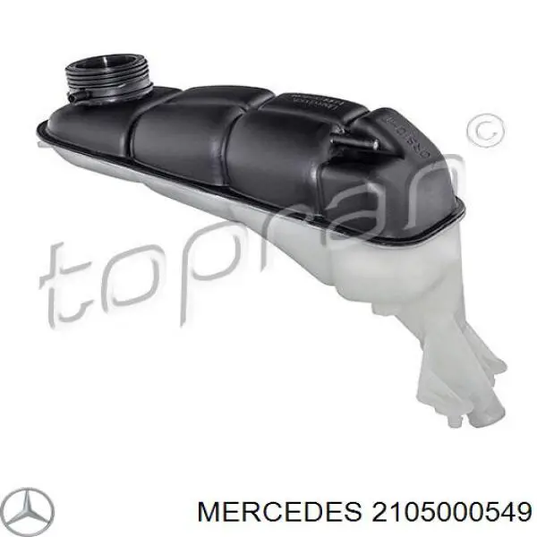 Бачок системы охлаждения двигателя расширительный Mercedes 2105000549 цена, от 17.57 USD