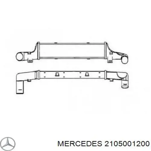 2105001200 Mercedes интеркулер