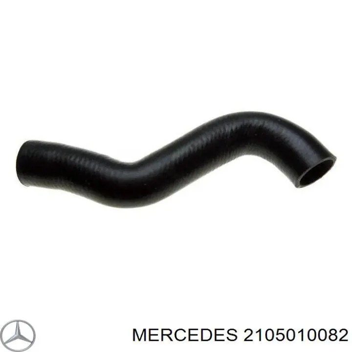 2105010082 Mercedes шланг (патрубок радиатора охлаждения верхний)