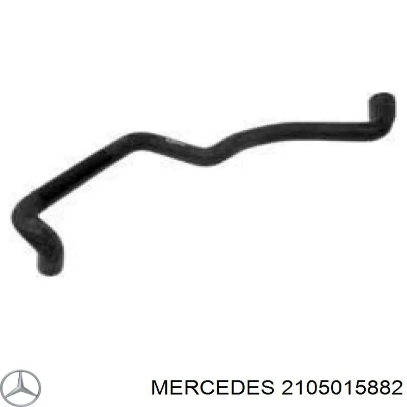 2105015882 Mercedes шланг расширительного бачка нижний