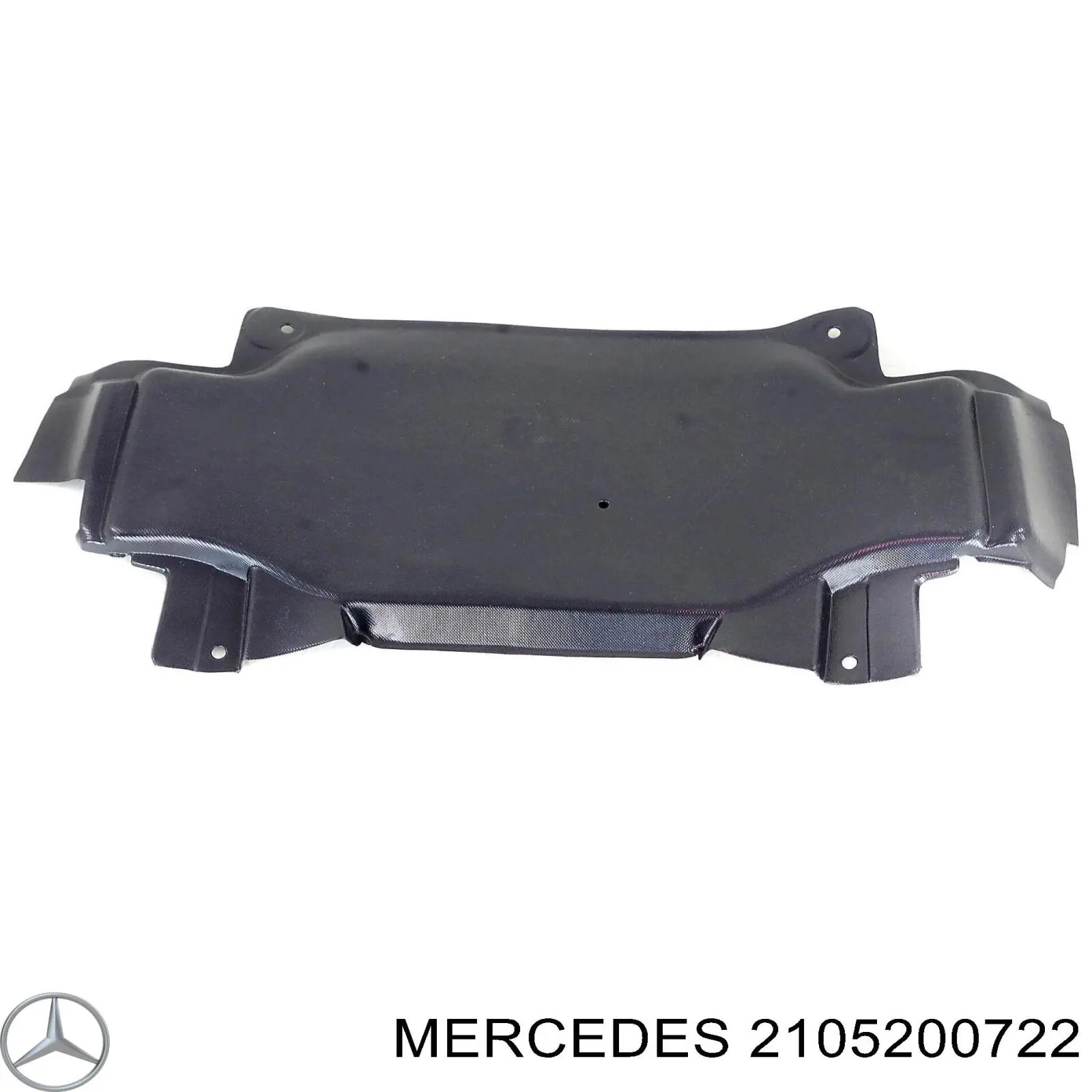 2105200722 Mercedes защита бампера переднего