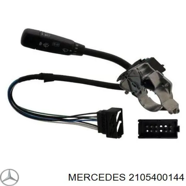2105400144 Mercedes comutador esquerdo instalado na coluna da direção