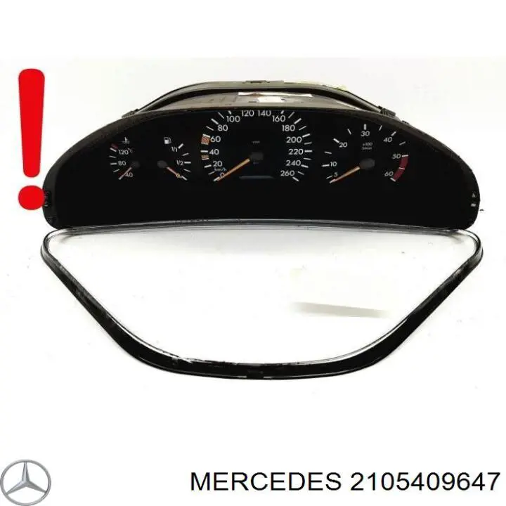 2105409647 Mercedes painel de instrumentos (quadro de instrumentos)