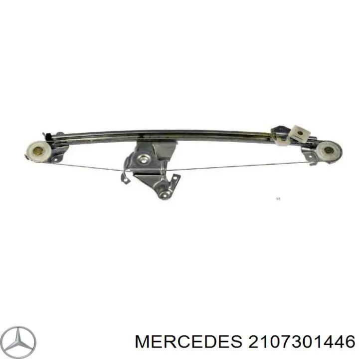 2107301446 Mercedes mecanismo de acionamento de vidro da porta traseira direita