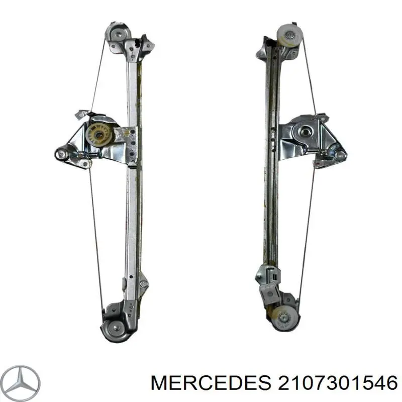 Механизм стеклоподъемника двери задней левой 2107301546 Mercedes